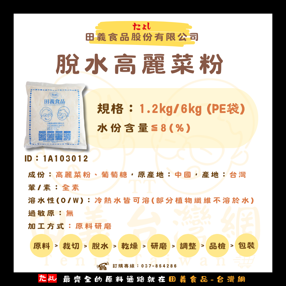 脫水高麗菜粉